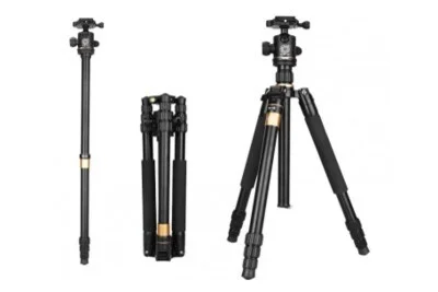 <b><big>Q222 TWIST STATIEF & MONOPOD</big></b>
							<p style='text-align:justify'>
								Aluminium Statief & Monopod type Q222 TWIST met een QZSD-02 balhoofd.
								Het statief gebruik ik met name voor het fotograferen van landschappen en architectuur.
								Eén poot van het statief kan los gemaakt worden en zo dienen als monopod.
								Het balhoofd kan 360-graden draaien en 90-graden kantelen.
								Het statief heeft een maximale hoogte van 159cm en een maximale belasting van 10kg. Het eigengewicht is 1,5kg.
							</p>